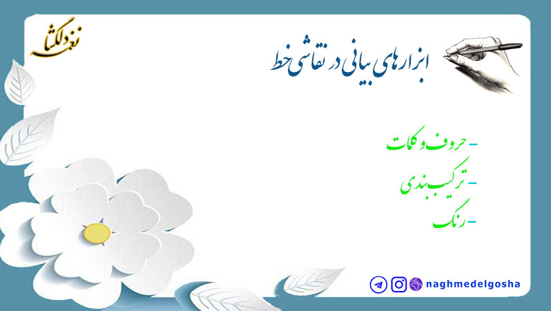 ابزارهای بیانی در نقاشیخط ابزارهای بیانی در نقاشیخط